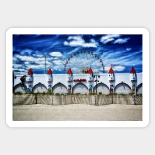 Ocean City NJ Wonderland Pier Sticker